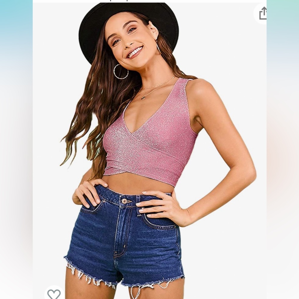 Tie back tank top